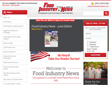 Tablet Screenshot of foodindustrynews.com